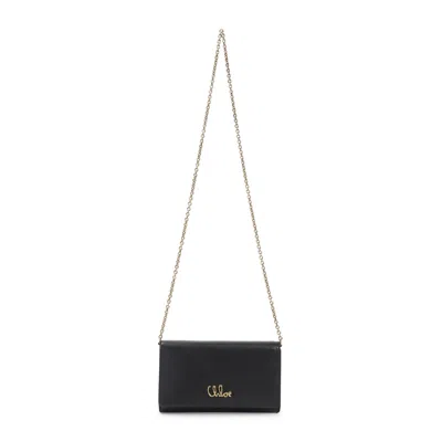 CHLOÉ SHOULDER BAGS BLACK
