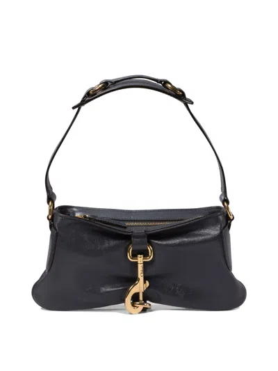 Chloé Kerala 25 Leather Shoulder Bag In Blue