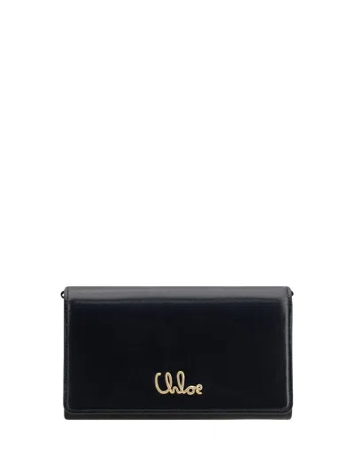 Chloé Versatile Chain Strap Shoulder Bag In Black