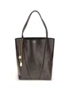 Chloé Spin Large Tote Bag In Brown