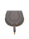 Chloé Marcie Shoulder Bag In Gray