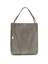 Chloé Women Spin Large Tote Bag In Gray