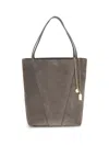 Chloé Spin Medium Tote Bag In Gray