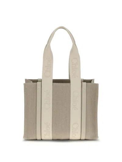 Chloé Shoulder Bags In Neutral
