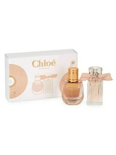 Chloé Chloe Signature & Chloe Nomade 2 X 20ml Eau De Parfum Gift Set For Women In Transparent