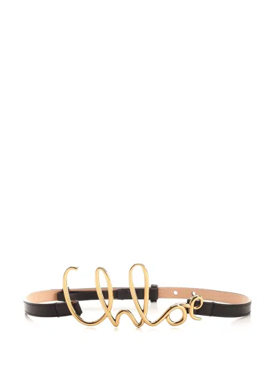Chloé Signature Belt Jewelry Black