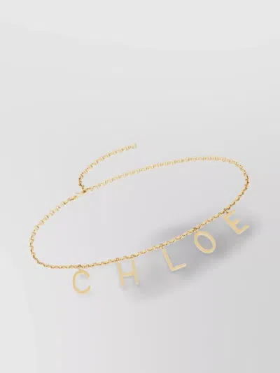 Chloé Signature Chain Design Letter Charms
