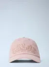 Chloé Signature Denim Cap In Pattern
