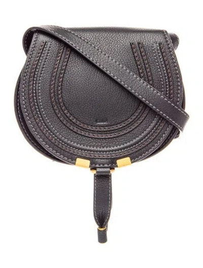 Pre-owned Chloé Signature Marcie Small In Black