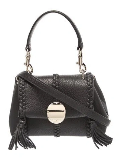 Pre-owned Chloé Signature Penelope Mini W/ Tags In Black