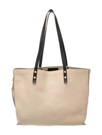 Pre-owned Chloé Signature Tote In Neutral