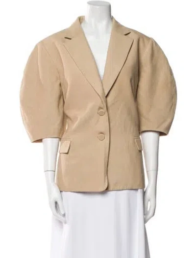 Pre-owned Chloé Silk Blazer In Brown