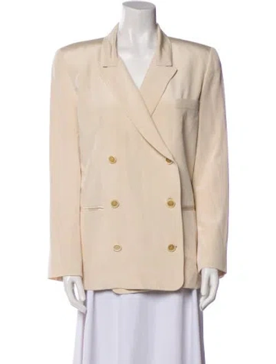 Pre-owned Chloé Silk Blazer In Neutral