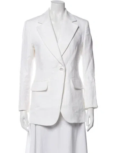 Pre-owned Chloé Silk Blazer In White