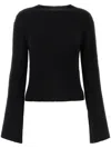 Chloé Silk-blend Knitted Jumper In Black