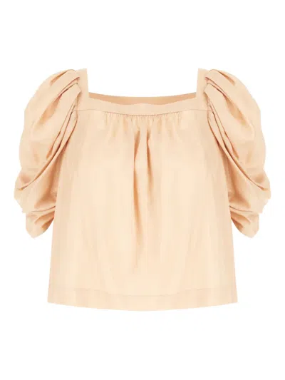 Chloé Silk Blouse In Pink