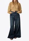 Chloé Silk Blouse With Frontal-bow
