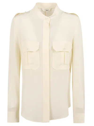 Chloé Silk Button-down Shirt