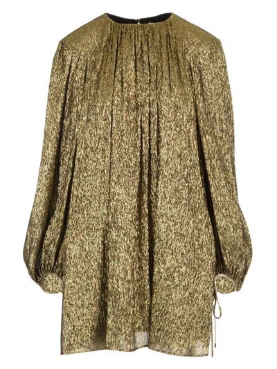 CHLOÉ SILK CREPON MINI DRESS