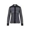 Chloé Silk Crepon Shirt In Black