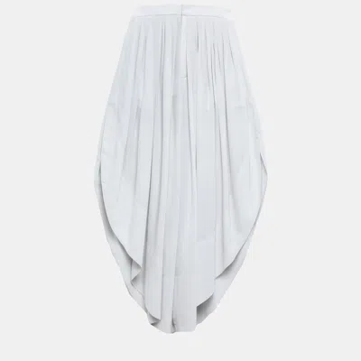 Pre-owned Chloé Silk Cropped Pants 38 In White