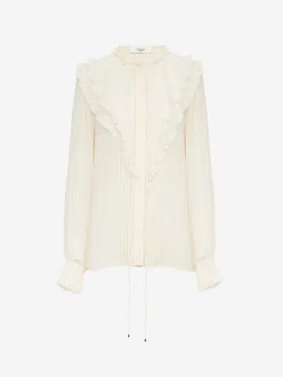 Chloé Silk Flowy Blouse