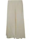 Chloé Silk Georgette Long Skirt In Pristine White
