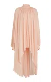 Chloé Chloe Silk-georgette Tunic Top In Pink