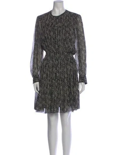 Pre-owned Chloé Silk Knee-length Dress In Black