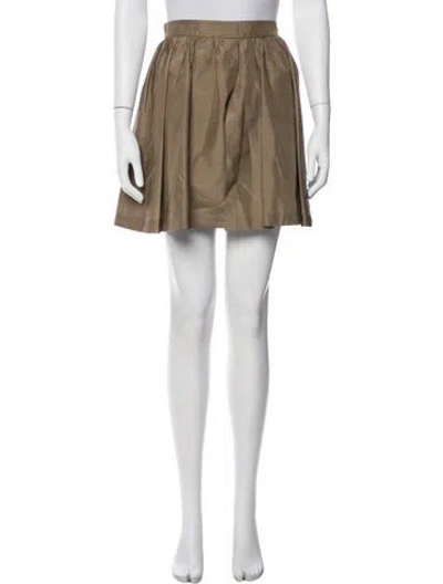 Pre-owned Chloé Silk Knee-length Shorts In Neutral