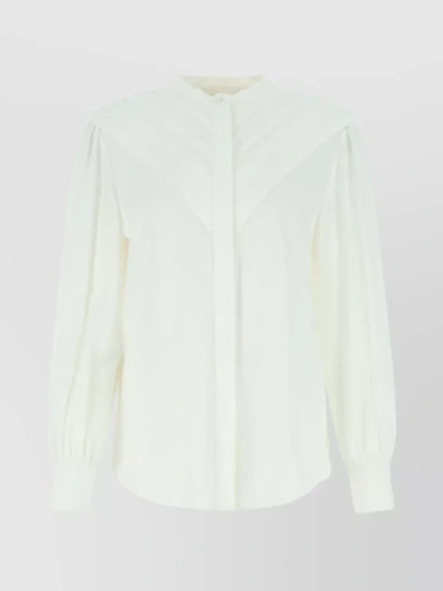 Chloé Ivory Crepe Blouse Nd Chloe Donna 38 In White