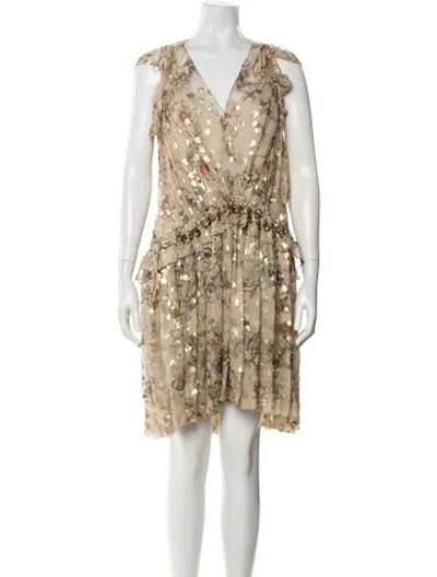 Pre-owned Chloé Silk Mini Dress