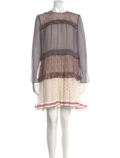 Pre-owned Chloé Silk Mini Dress