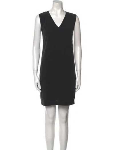 Pre-owned Chloé Silk Mini Dress In Black
