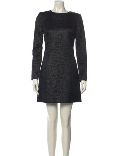 Pre-owned Chloé Silk Mini Dress In Black