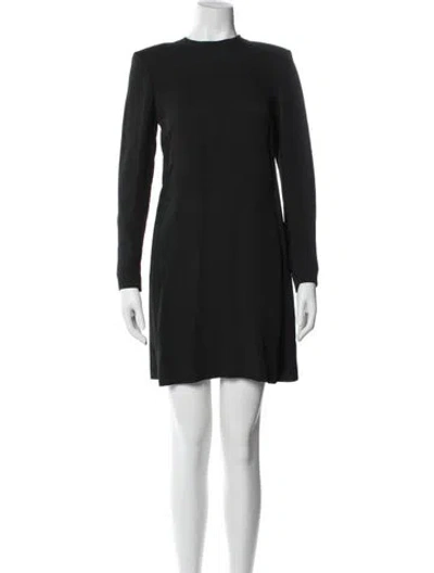 Pre-owned Chloé Silk Mini Dress In Black