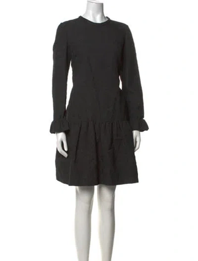 Pre-owned Chloé Silk Mini Dress In Black