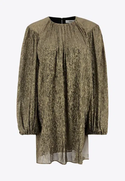 CHLOÉ SILK MINI DRESS