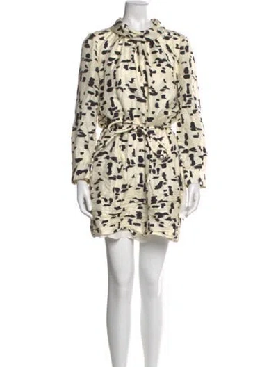 Pre-owned Chloé Silk Mini Dress In Multi
