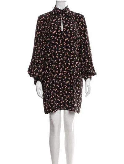 Pre-owned Chloé Silk Mini Dress In Multi