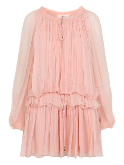 CHLOÉ SILK MINI DRESS