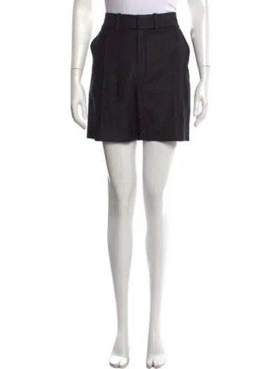 Pre-owned Chloé Silk Mini Shorts In Black
