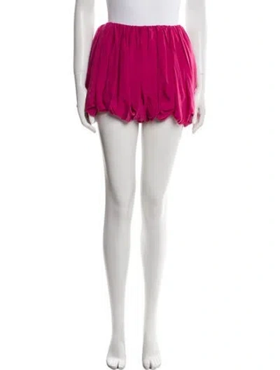 Pre-owned Chloé Silk Mini Shorts W/ Tags In Pink