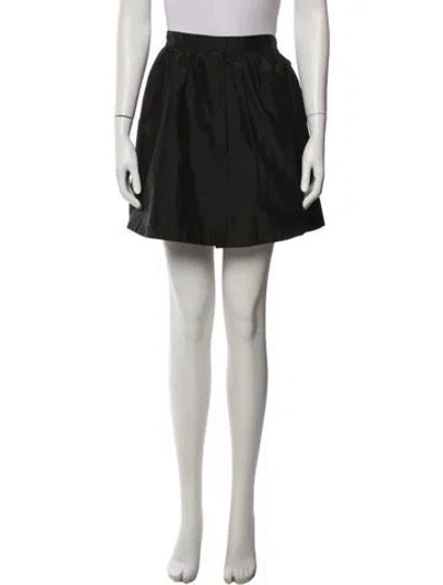 Pre-owned Chloé Silk Mini Skirt In Black