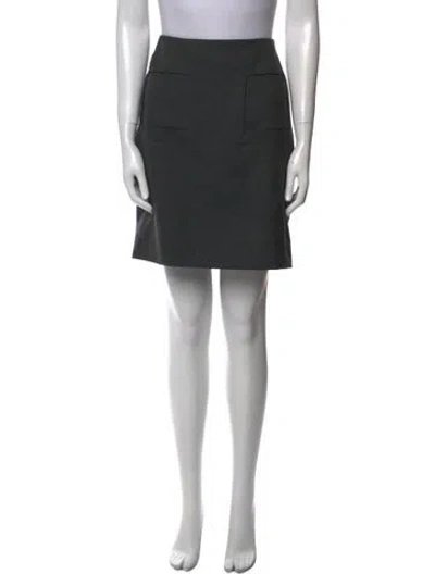 Pre-owned Chloé Silk Mini Skirt In Black