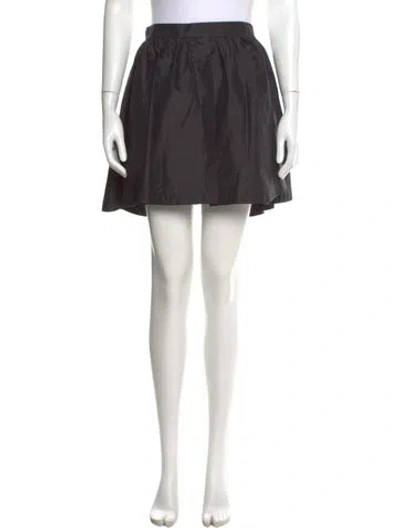 Pre-owned Chloé Silk Mini Skirt In Black