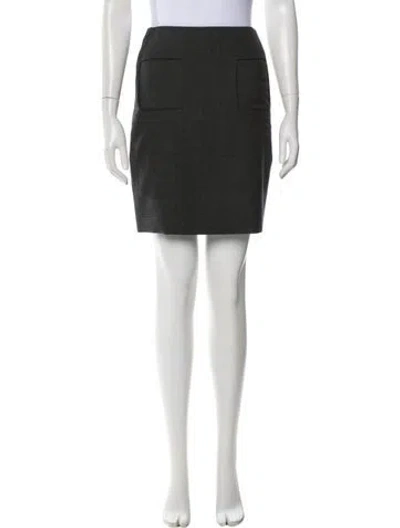 Pre-owned Chloé Silk Mini Skirt In Black