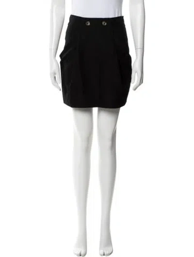 Pre-owned Chloé Silk Mini Skirt In Gray