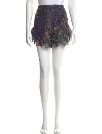 Pre-owned Chloé Silk Mini Skirt W/ Tags In Black