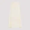 Chloé Silk Georgette Cropped Flared High Rise Pants In Pristine White